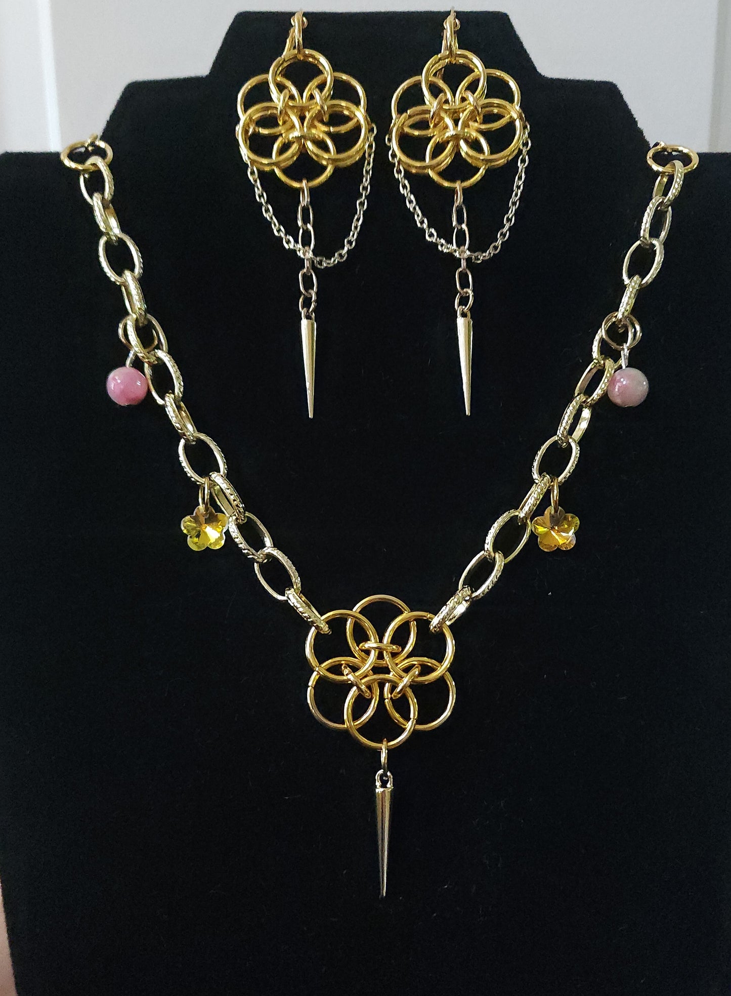 Blossom - Flower of Life Necklace & Earring Set