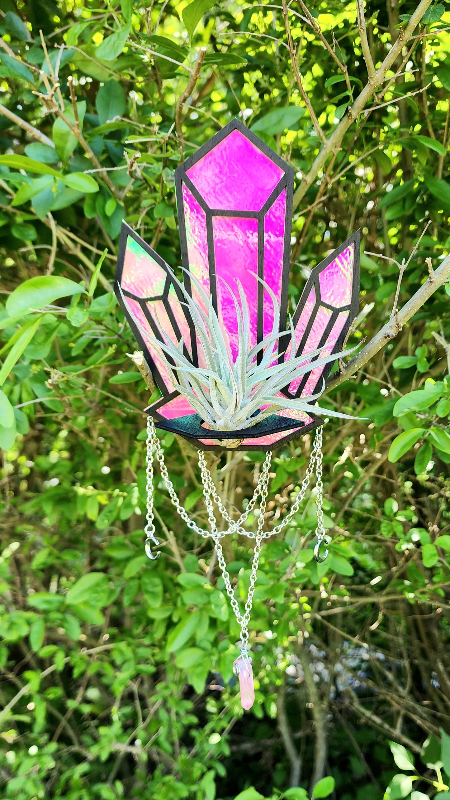 Crystal Air Plant Holder | Aura Air Plant Holder | Lumen Alchemy