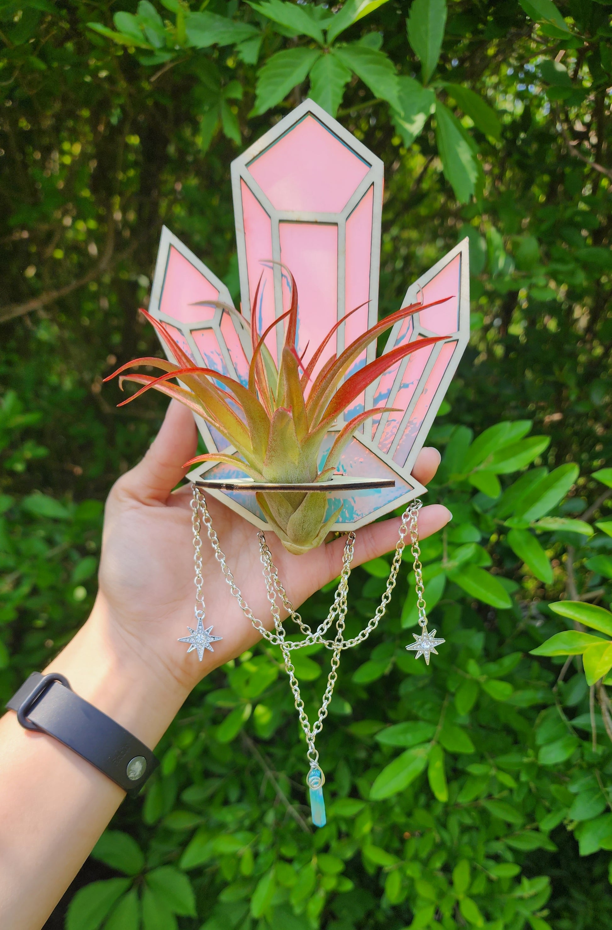 Crystal Air Plant Holder | Aura Air Plant Holder | Lumen Alchemy