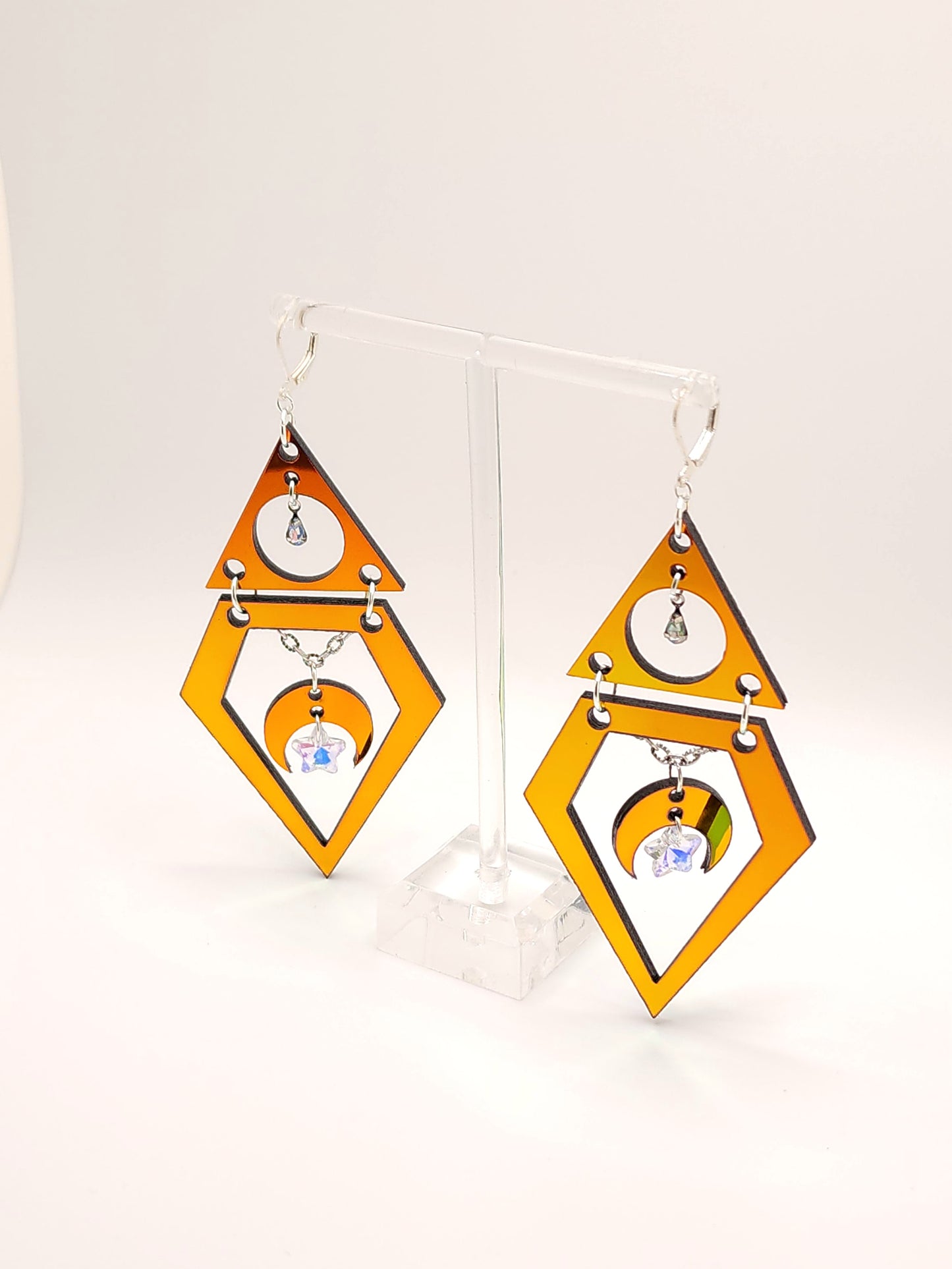 Acrylic Geometric Shaped Earrings | Charm Earrings | Lumen Alchemy