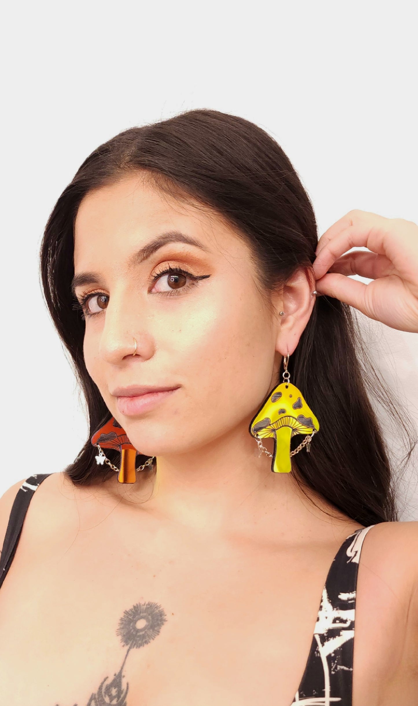 Mushroom Dangle Earrings