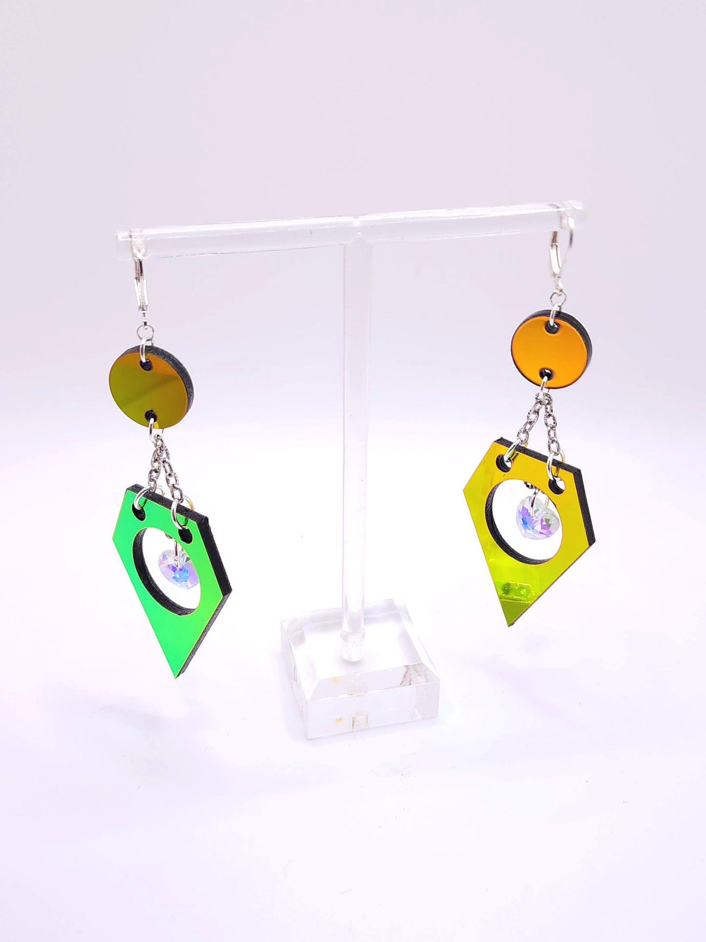 Acrylic Heartbreaker Earrings | Women's Drop Earrings | Lumen Alchemy