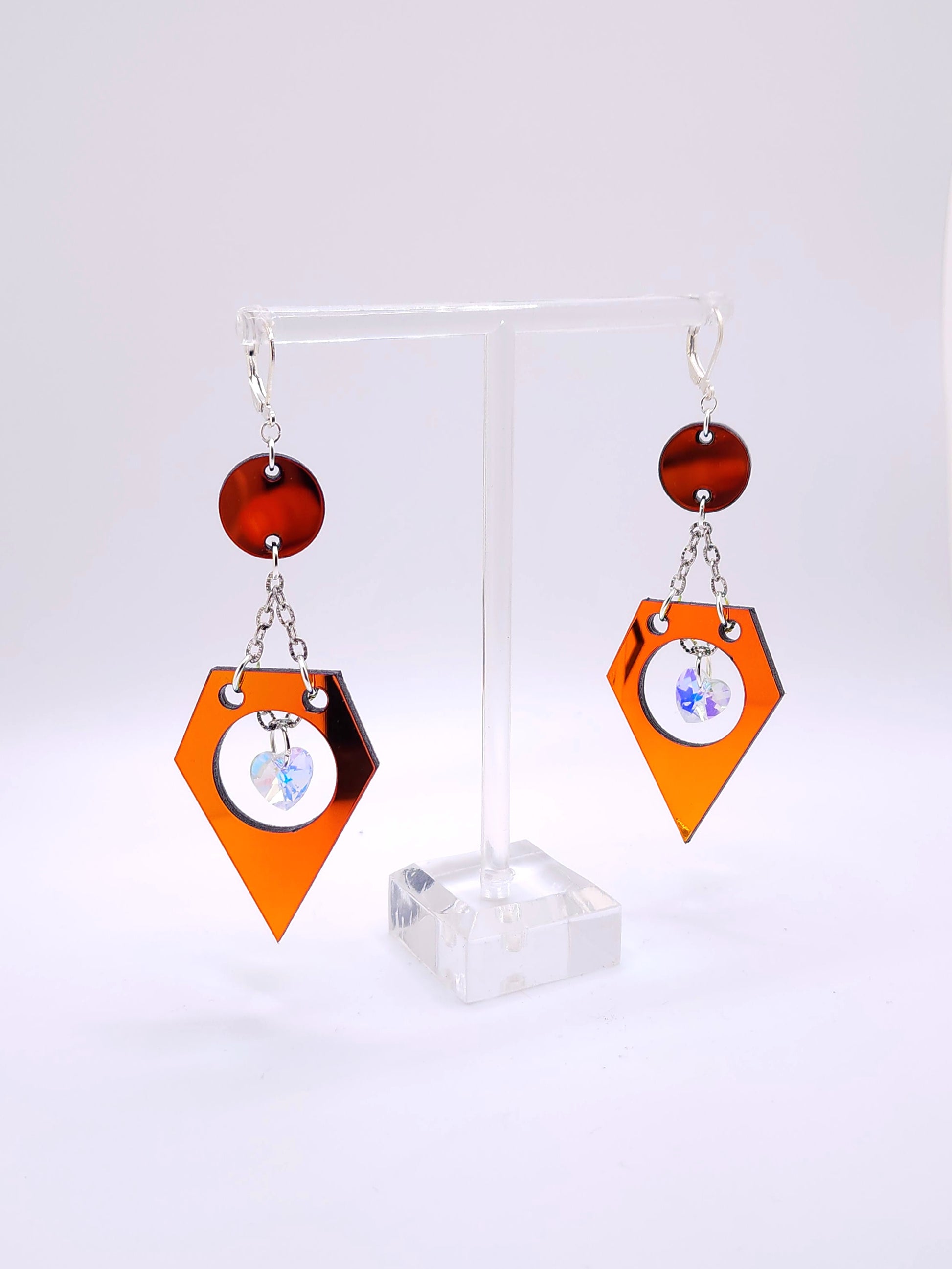 Acrylic Heartbreaker Earrings | Women's Drop Earrings | Lumen Alchemy