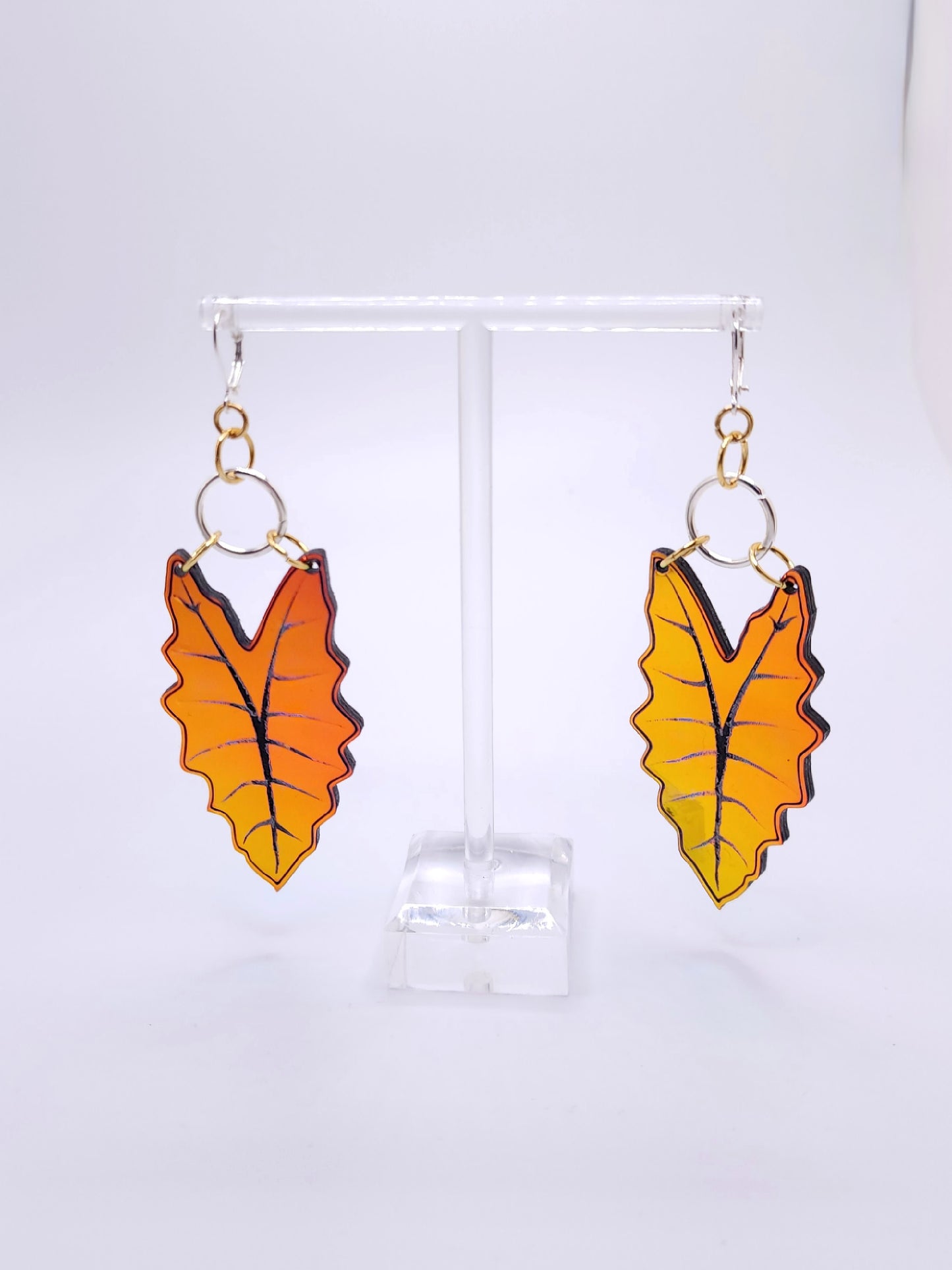 Alocasia Amazonica Earrings | Women's Hook Earrings | Lumen Alchemy