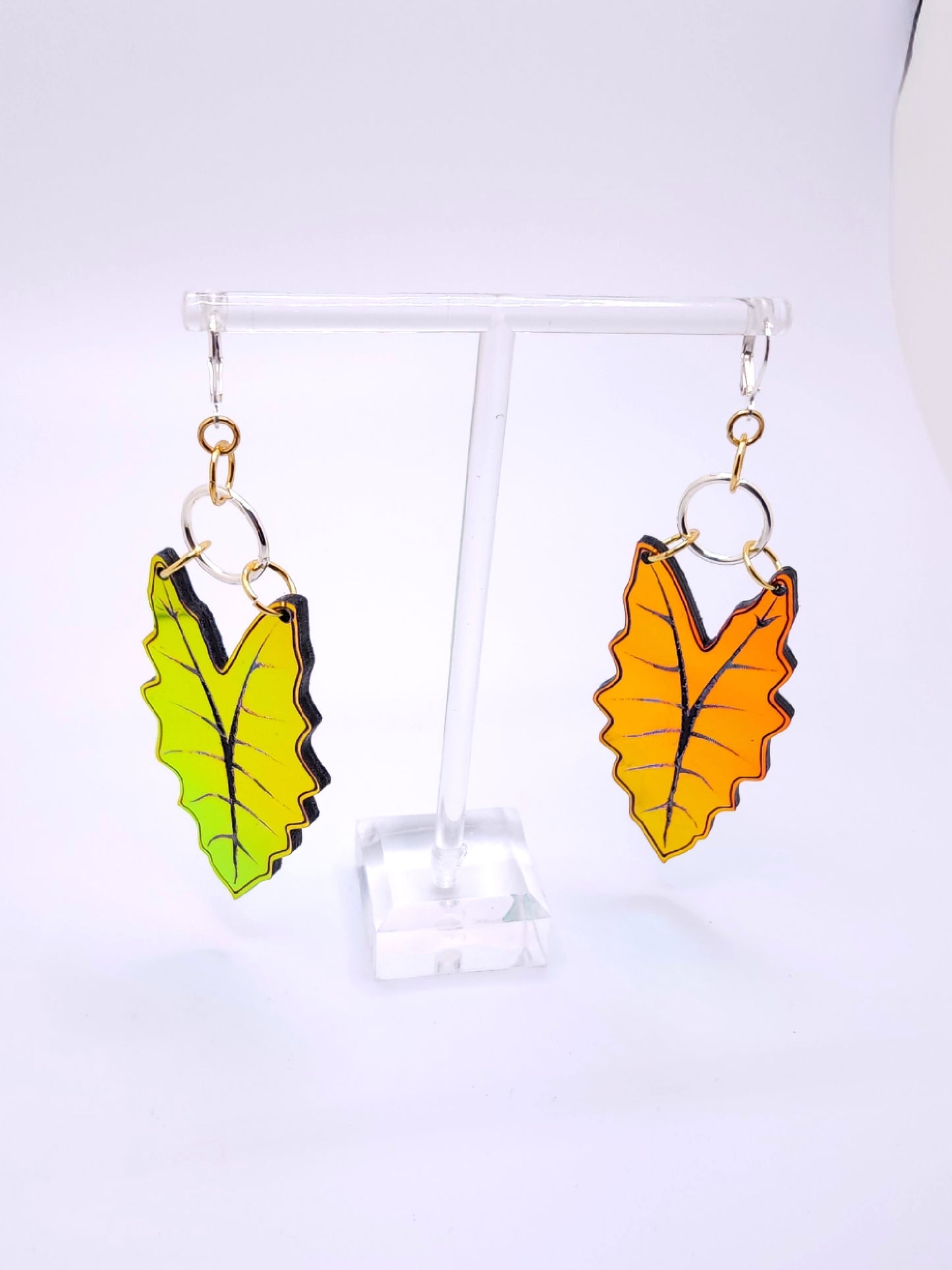 Alocasia Amazonica Earrings | Women's Hook Earrings | Lumen Alchemy