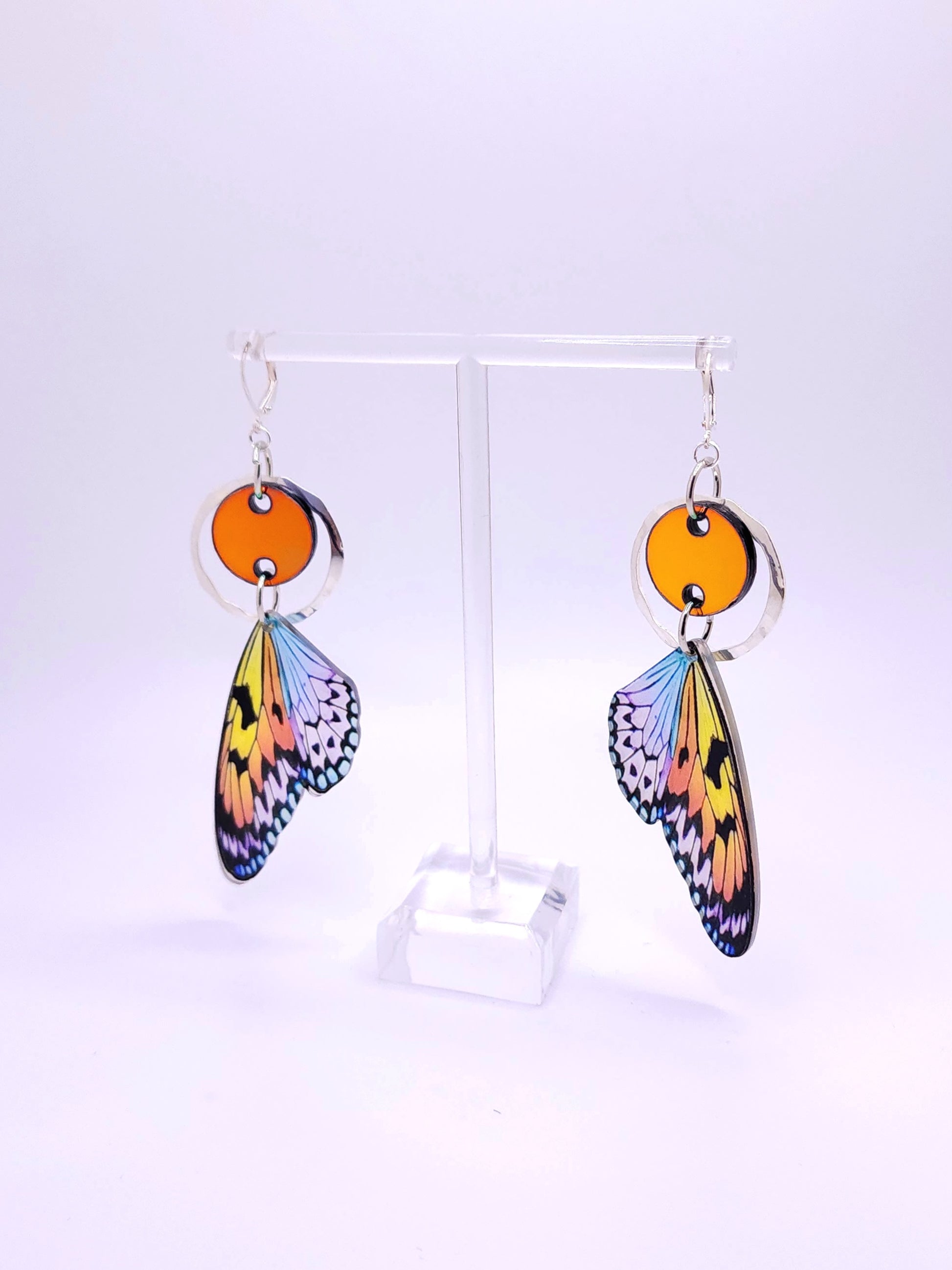 Mariposa Aura Earrings | Mariposa Silver Earrings | Lumen Alchemy