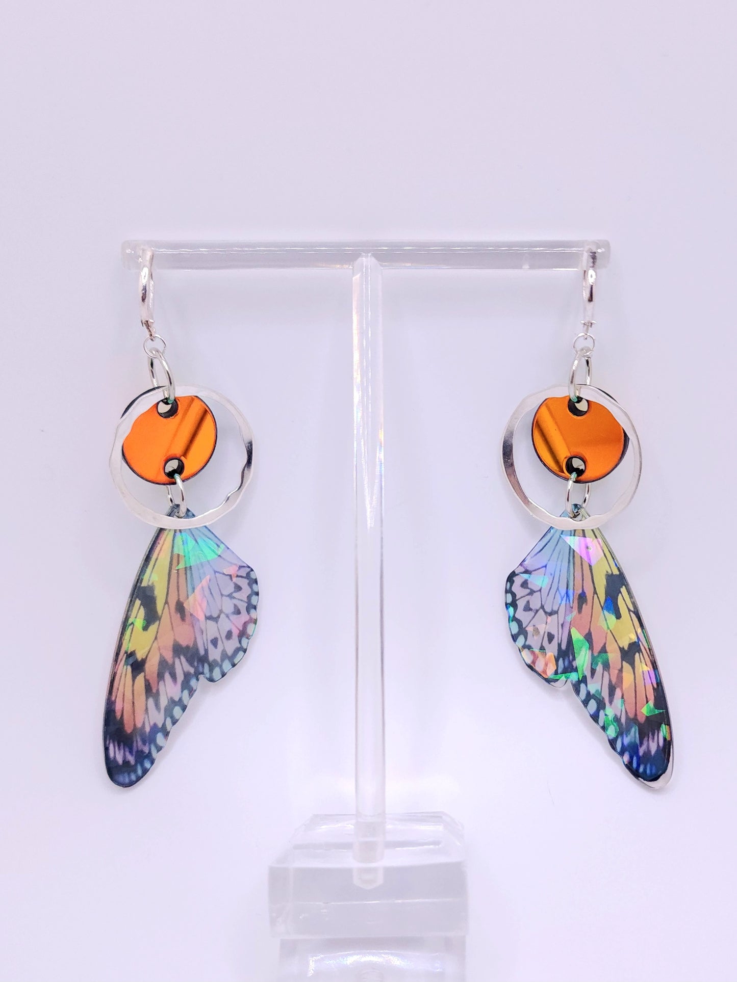 Mariposa Aura Earrings | Mariposa Silver Earrings | Lumen Alchemy