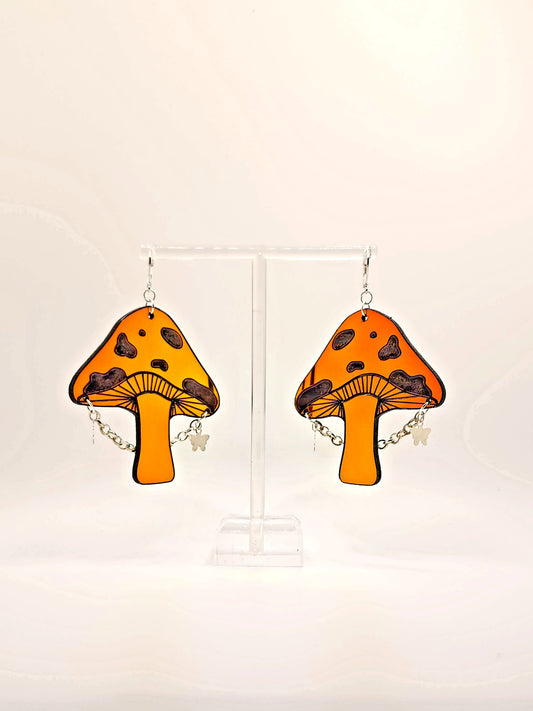 Mushroom Dangle Earrings