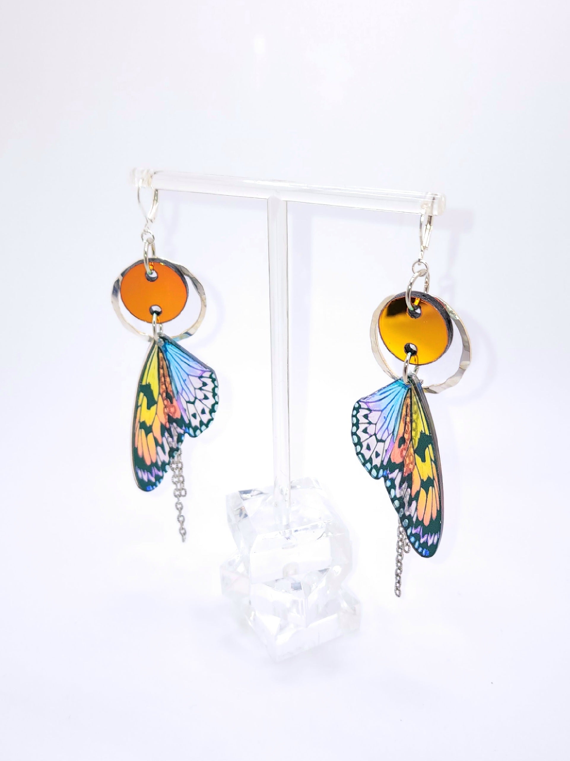 Mariposa Aura Earrings | Mariposa Silver Earrings | Lumen Alchemy