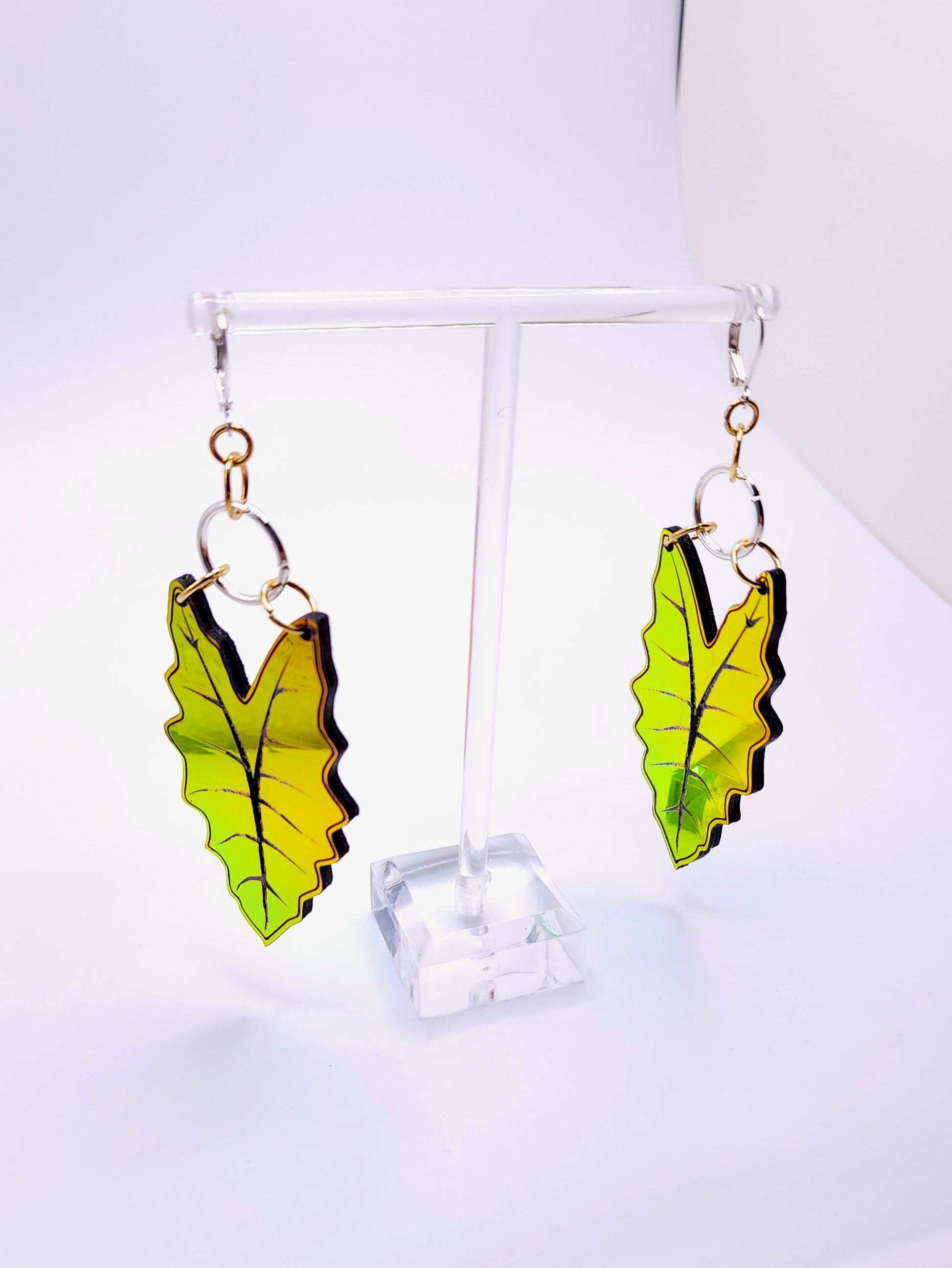 Alocasia Amazonica Earrings | Women's Hook Earrings | Lumen Alchemy